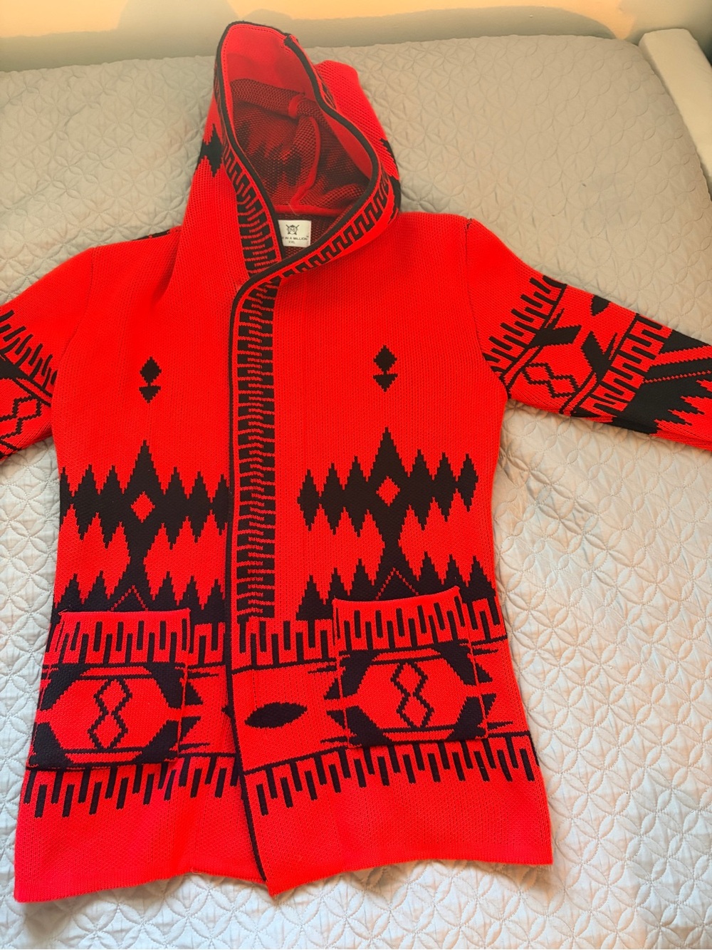 One in a Million Aztec Hooded Knit Sweater - Women's XXL